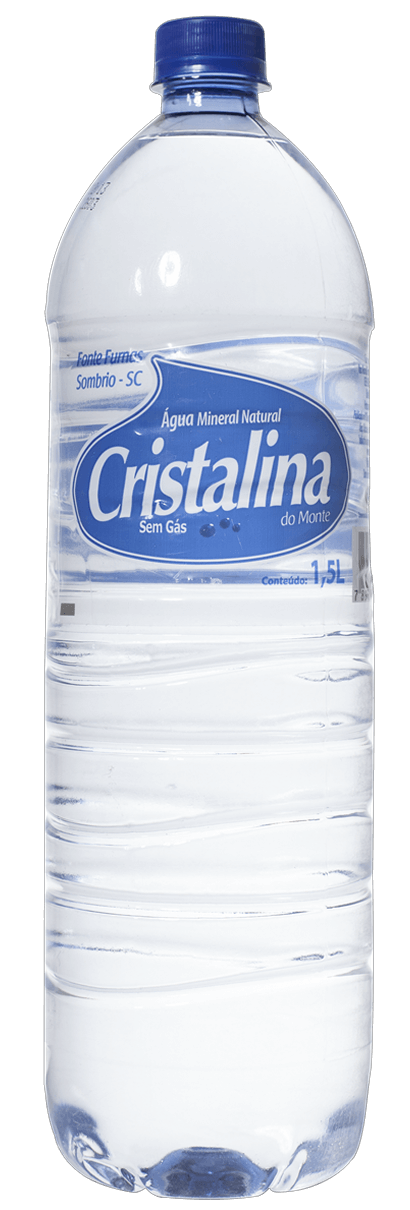 Água Mineral Cristalina Sem Gás Garrafa